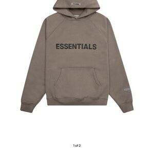 Essentials Men's Taupe Hoodie